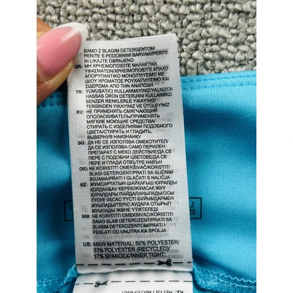 Adidas Skort Women XS Blue Athletic‎ Pockets Stretch Pull On Tennis Activewear